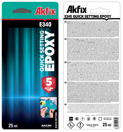 картинка Эпоксидный клей Akfix E340 (5 мин.) от магазина Огнекор